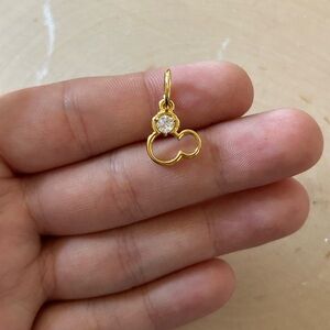 Gold Mickey Mouse Pandora Charm